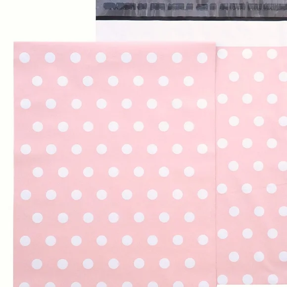 25CT. 10X13 POLKA DOT POLYMAILERS - Picture 2 of 2